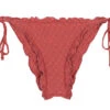 Brick Red Scrunch Bikini Bottom - Bottom Kiwanda Madras Frufru -Deals Scrunch Bikini Store 19811084191 PRODUCT FRONT2
