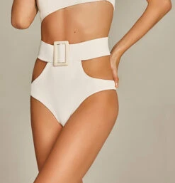 Bottom Biquini Suzy Textura Flat Off White