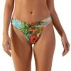 Tropical Brazilian High-leg Bikini Bottom - Bottom Ariba Honolulu -Deals Scrunch Bikini Store bottom blueman bottom ariba honolulu 0