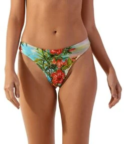Tropical Brazilian High-leg Bikini Bottom - Bottom Ariba Honolulu