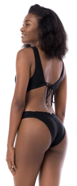 Bottom Cropped Ripple Preto 7 Bottom Cropped Ripple Preto -Deals Scrunch Bikini Store bottom laplaya bottom cropped ripple preto 2