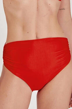 Bottom Drop Ruched Urucum