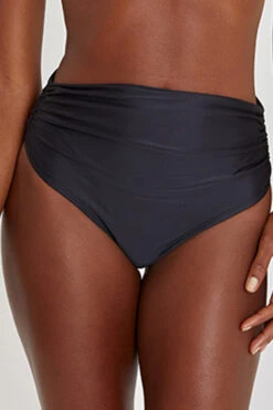 Bottom Ring Ruched Black