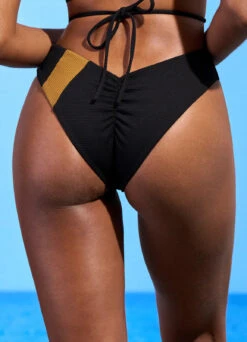 Maaji Bottom Babydoll Journey Midnight Black 12 Maaji Bottom Babydoll Journey Midnight Black -Deals Scrunch Bikini Store bottom maaji journey midnight black 4