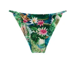Green Tropical Cheeky Brazilian Bikini Bottom - Bottom Amazonia Cheeky-fixa