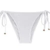White Side-tie Textured Brazilian Bikini Bottom - Bottom Cloque Branco Balconet -Deals Scrunch Bikini Store bottom riodesol bottom cloque branco balconet 0