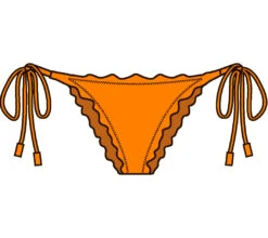 Bottom Dots-orange Frufru -Deals Scrunch Bikini Store bottom riodesol bottom dots orange frufru 6