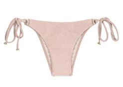 Accessorized Nude Pink Side-tie Brazilian Bikini Bottom - Bottom Essence Invisible
