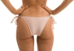 Accessorized Nude Pink Side-tie Brazilian Bikini Bottom - Bottom Essence Invisible -Deals Scrunch Bikini Store bottom riodesol bottom essence invisible 2