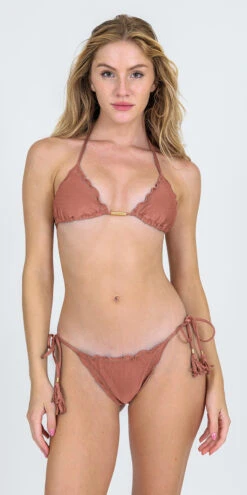 Bottom Shimmer-copper Frufru-comfy -Deals Scrunch Bikini Store bottom riodesol bottom frufru comfy 3