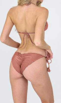 Bottom Shimmer-copper Frufru-comfy -Deals Scrunch Bikini Store bottom riodesol bottom frufru comfy 4