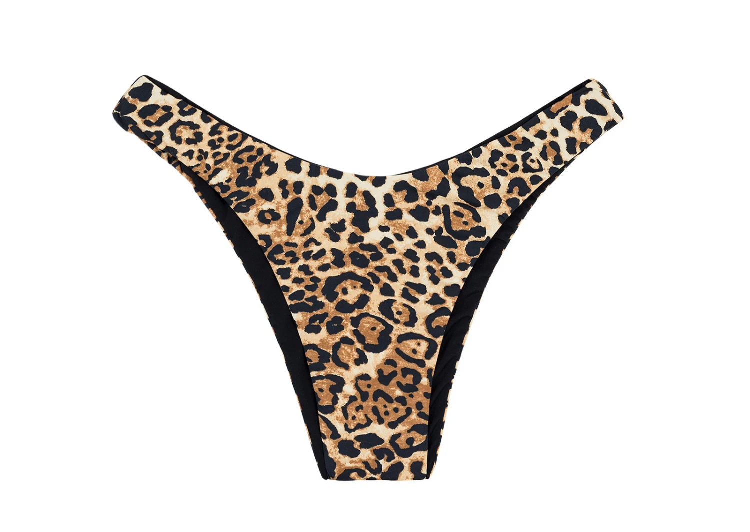 Leopard Print High-leg Brazilian Bikini Bottom - Bottom Leopardo Bandeau 3 Leopard Print High-leg Brazilian Bikini Bottom - Bottom Leopardo Bandeau