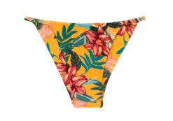 Orange-yellow Cheeky Brazilian Bikini Bottom With Slim Sides - Bottom Lis Cheeky-fixa