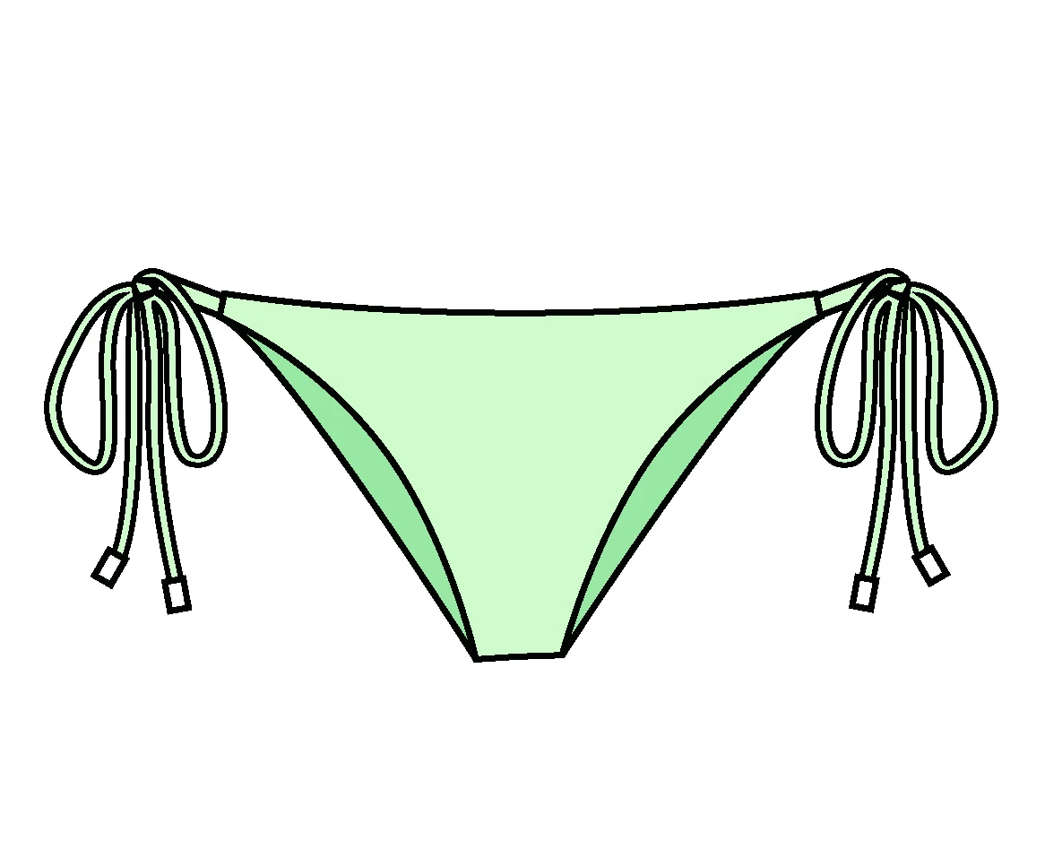 Bottom Malibu-menta Cheeky-tie 8 Bottom Malibu-menta Cheeky-tie - Image 6