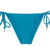 Accessorized Blue Side-tie Scrunch Bikini Bottom - Bottom Nilo Cortinao -Deals Scrunch Bikini Store bottom riodesol bottom nilo cortinao 0