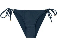 Accessorized Iridescent Navy Bikini Bottom - Bottom Shark Inv Comfort