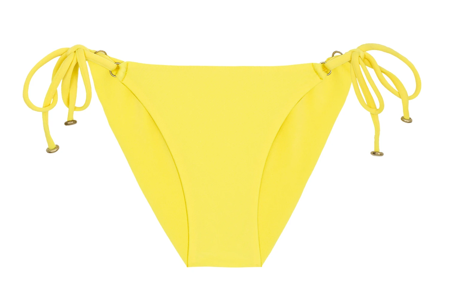 Accessorized Lemon Yellow Scrunch Bikini Bottom - Bottom Strega Bra Comfort 3 Accessorized Lemon Yellow Scrunch Bikini Bottom - Bottom Strega Bra Comfort