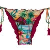 Colorful Tropical Scrunch Brazilian Bikini Bottom With Wavy Edges - Bottom Sunset Frufru 2 Colorful Tropical Scrunch Brazilian Bikini Bottom With Wavy Edges - Bottom Sunset Frufru -Deals Scrunch Bikini Store bottom riodesol bottom sunset frufru 0