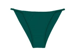 Dark Green Cheeky Brazilian Bikini Bottom With Slim Sides - Bottom Uv-galapagos Cheeky-fixa