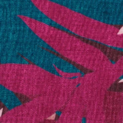 Pink & Blue Cheeky Brazilian Bikini Bottom With Leaf Print - Bottom Yucca Cheeky-fixa -Deals Scrunch Bikini Store bottom riodesol bottom yucca cheeky fixa 4