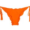 Scrunch Bikini Bottom In Orange With Tassels - Calcinha Ambra Frufru Sombrero -Deals Scrunch Bikini Store bottom riodesol calcinha ambra frufru sombrero 0