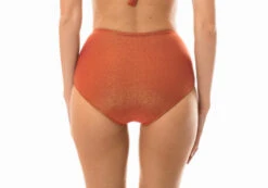 High-waisted Brazilian Bikini Bottoms In Copper Lurex - Calcinha Radiante Canela Hot Pant 8 High-waisted Brazilian Bikini Bottoms In Copper Lurex - Calcinha Radiante Canela Hot Pant -Deals Scrunch Bikini Store bottom riodesol calcinha radiante canela hot pant 2