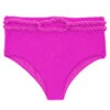 Magenta Pink Textured High Waist Bikini Bottom With Twisted Rope - Bottom St-tropez-pink Hotpant-high 2 Magenta Pink Textured High Waist Bikini Bottom With Twisted Rope - Bottom St-tropez-pink Hotpant-high -Deals Scrunch Bikini Store bottom riodesol hotpant high 00