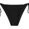 Bottom Shimmer-black Cheeky-rope 1 Bottom Shimmer-black Cheeky-rope -Deals Scrunch Bikini Store bottom shimmer black cheeky tie 0