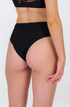 Bottom Shimmer-black Hotpants -Deals Scrunch Bikini Store bottom shimmer black hotpants 2