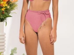 Bottom Shimmer-confetti Belted-high-waist 8 Bottom Shimmer-confetti Belted-high-waist -Deals Scrunch Bikini Store bottom shimmer confetti belted high waist 1