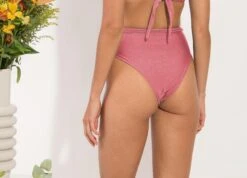 Bottom Shimmer-confetti Belted-high-waist 9 Bottom Shimmer-confetti Belted-high-waist -Deals Scrunch Bikini Store bottom shimmer confetti belted high waist 2