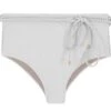 Bottom Shimmer-white Belted-high-waist -Deals Scrunch Bikini Store bottom shimmer white belted high waist 0