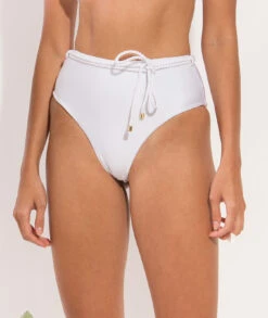 Bottom Shimmer-white Belted-high-waist 18 Bottom Shimmer-white Belted-high-waist -Deals Scrunch Bikini Store bottom shimmer white belted high waist 6