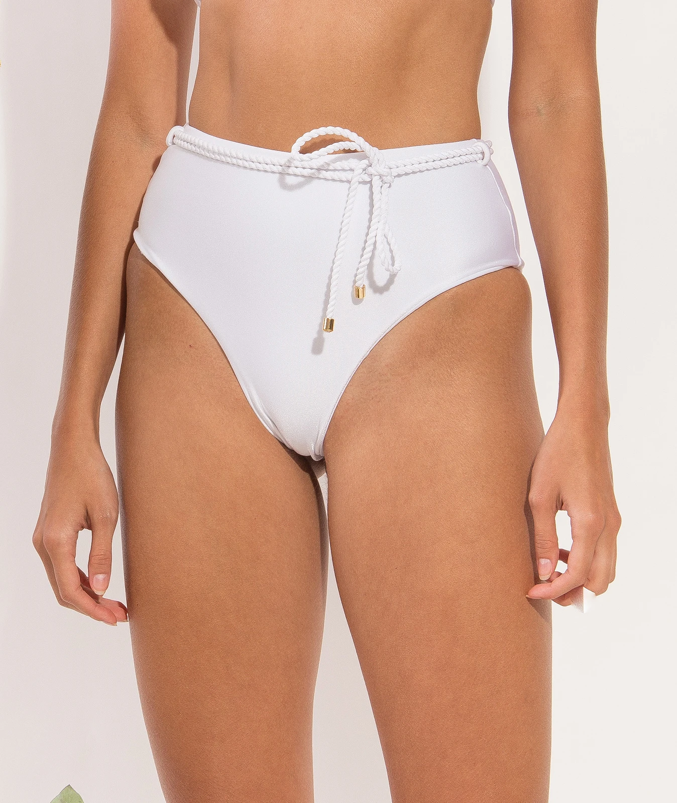 Bottom Shimmer-white Belted-high-waist 9 Bottom Shimmer-white Belted-high-waist - Image 7