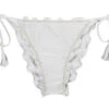 Bottom Shimmer-white Frufru 2 Bottom Shimmer-white Frufru -Deals Scrunch Bikini Store bottom shimmer white frufru 0