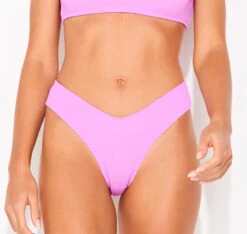 Bottom Hot Lilas Nervurado